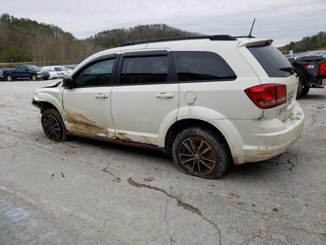 3C4PDDAG3JT536256 - 2018 DODGE JOURNEY SE WHITE photo 2