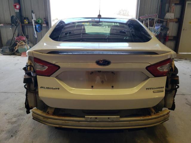 3FA6P0K98GR391710 - 2016 FORD FUSION TITANIUM WHITE photo 6