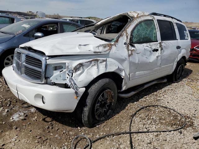 1D4HB48D75F513765 - 2005 DODGE DURANGO SLT WHITE photo 1