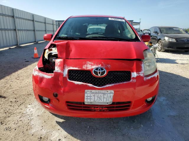 JTDJT923775109981 - 2007 TOYOTA YARIS RED photo 5