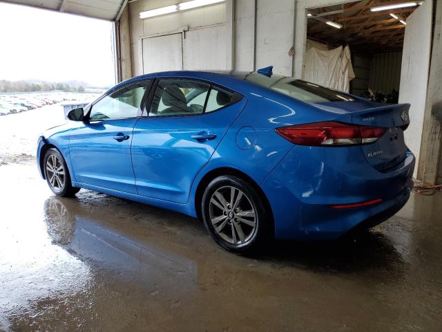 5NPD84LF7HH186832 - 2017 HYUNDAI ELANTRA SE BLUE photo 2