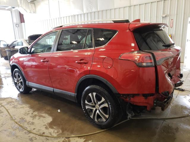 2T3BFREV8GW504656 - 2016 TOYOTA RAV4 LE RED photo 2