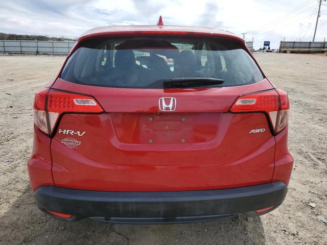 3CZRU6H35JM718214 - 2018 HONDA HR-V LX RED photo 6