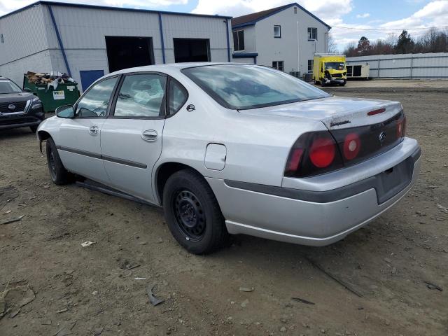 2G1WF52E949457313 - 2004 CHEVROLET IMPALA SILVER photo 2