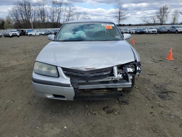 2G1WF52E949457313 - 2004 CHEVROLET IMPALA SILVER photo 5