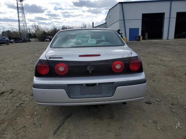 2G1WF52E949457313 - 2004 CHEVROLET IMPALA SILVER photo 6