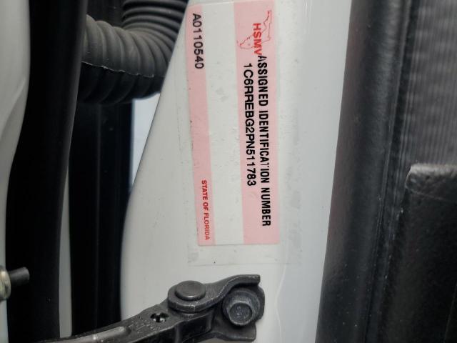 1C6RREBG2PN511783 - 2023 RAM 1500 BIG HORN/LONE STAR WHITE photo 12