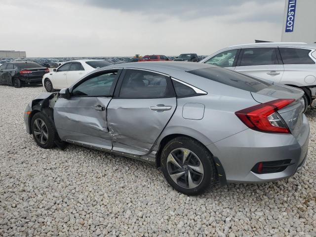 2HGFC2F60KH601823 - 2019 HONDA CIVIC LX SILVER photo 2