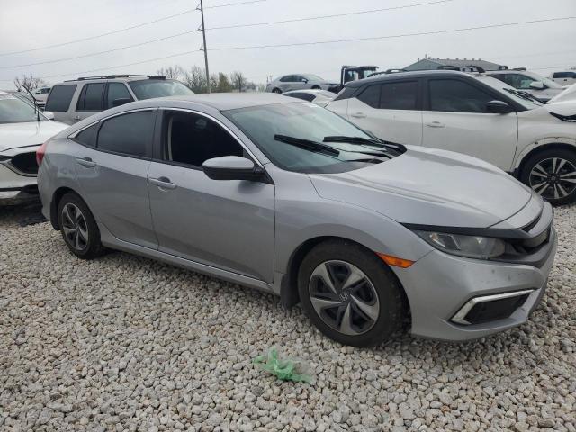 2HGFC2F60KH601823 - 2019 HONDA CIVIC LX SILVER photo 4