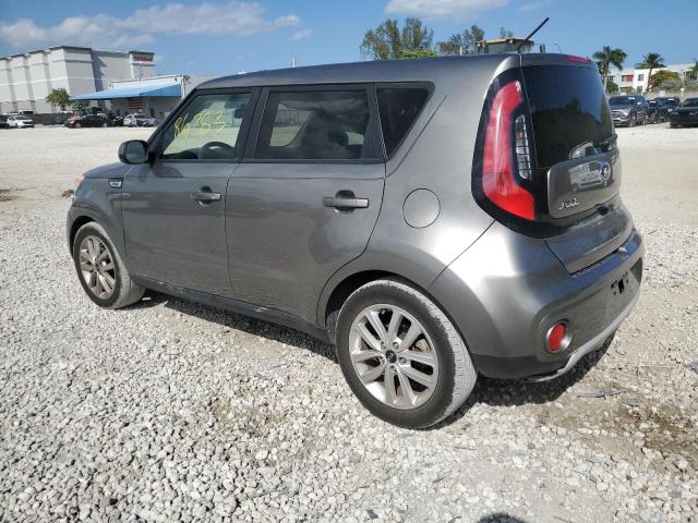 KNDJP3A56K7010585 - 2019 KIA SOUL + GRAY photo 2