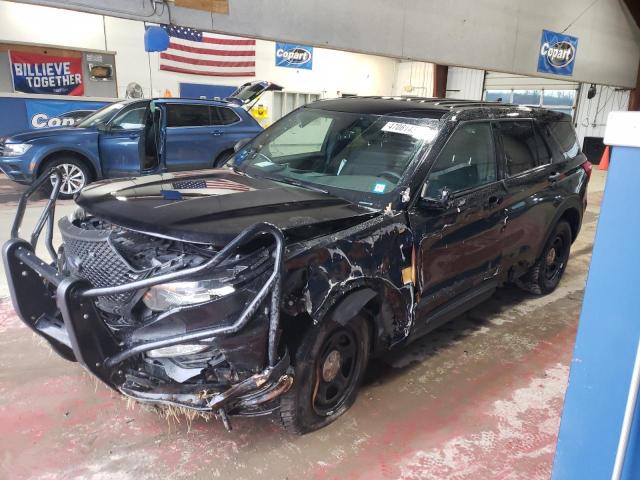 1FM5K8AW9MNA15571 - 2021 FORD EXPLORER POLICE INTERCEPTOR BLACK photo 1