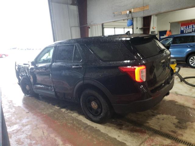 1FM5K8AW9MNA15571 - 2021 FORD EXPLORER POLICE INTERCEPTOR BLACK photo 2