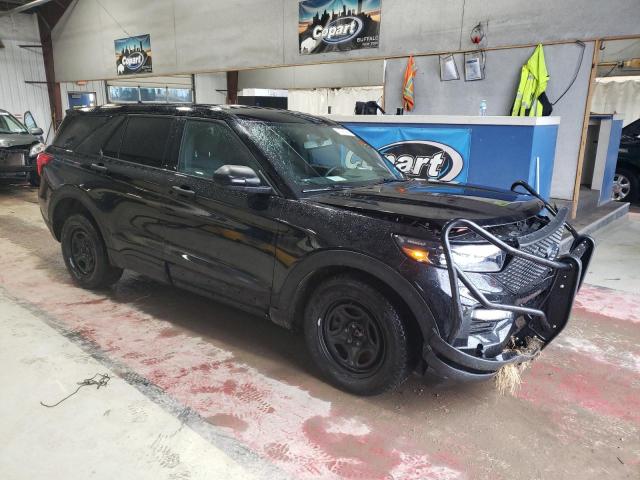 1FM5K8AW9MNA15571 - 2021 FORD EXPLORER POLICE INTERCEPTOR BLACK photo 4