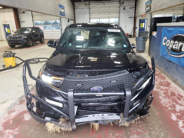1FM5K8AW9MNA15571 - 2021 FORD EXPLORER POLICE INTERCEPTOR BLACK photo 5