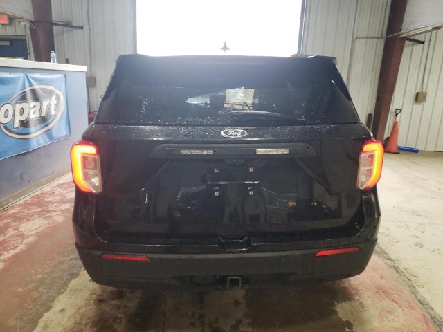 1FM5K8AW9MNA15571 - 2021 FORD EXPLORER POLICE INTERCEPTOR BLACK photo 6