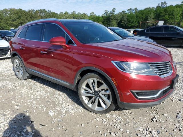 2LMPJ6LP8HBL11483 - 2017 LINCOLN MKX RESERVE أحمر صورة 4