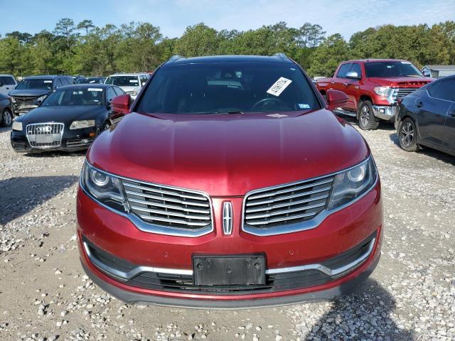 2LMPJ6LP8HBL11483 - 2017 LINCOLN MKX RESERVE أحمر صورة 5
