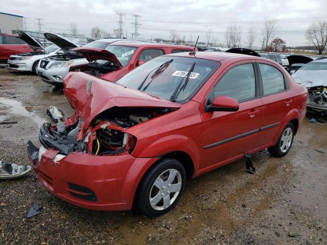 KL1TD5DE6BB136894 - 2011 CHEVROLET AVEO LS RED photo 1