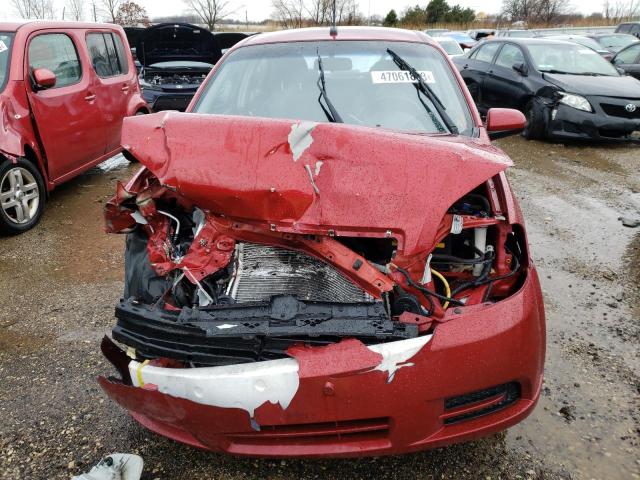 KL1TD5DE6BB136894 - 2011 CHEVROLET AVEO LS წითელი ფოტო 5