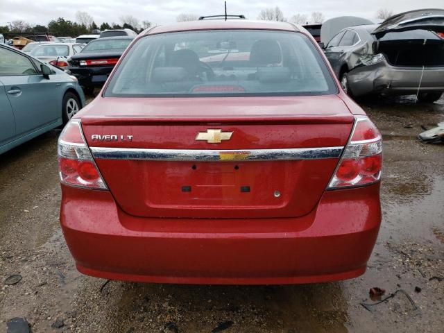KL1TD5DE6BB136894 - 2011 CHEVROLET AVEO LS წითელი ფოტო 6