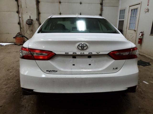 4T1B11HK2KU685806 - 2019 TOYOTA CAMRY L WHITE photo 6