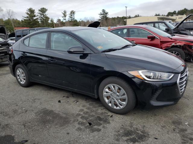 KMHD74LF1HU329908 - 2017 HYUNDAI ELANTRA SE BLACK photo 4