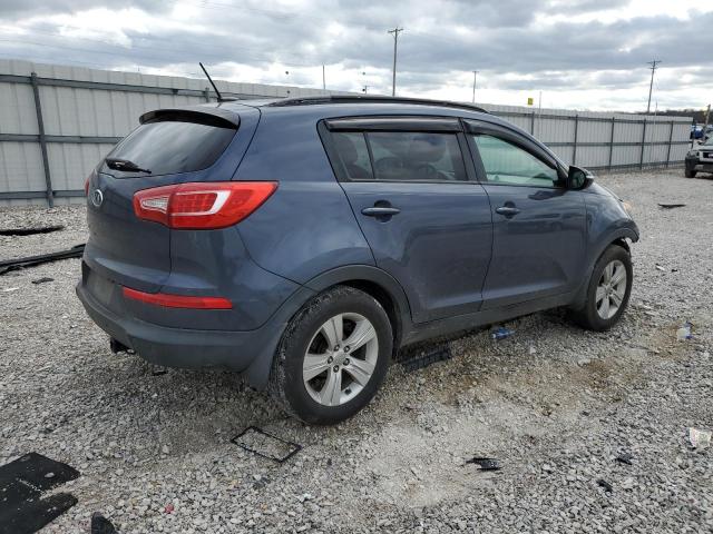 KNDPB3A22B7016236 - 2011 KIA SPORTAGE LX BLUE photo 3