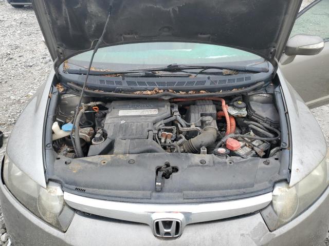 JHMFA36278S018866 - 2008 HONDA CIVIC HYBRID GRAY photo 11