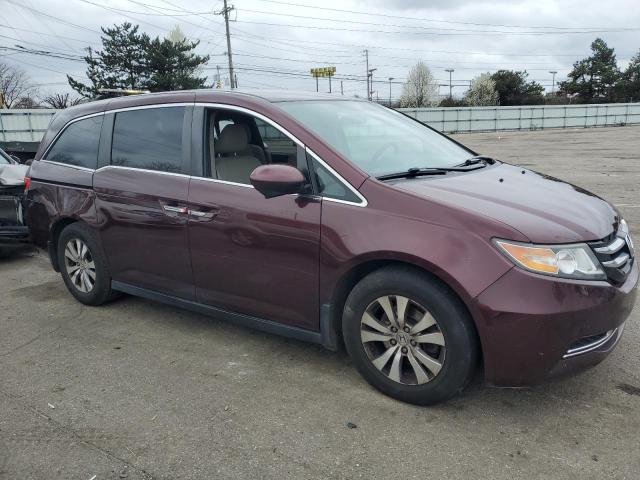 5FNRL5H42FB089115 - 2015 HONDA ODYSSEY EX BURGUNDY photo 4