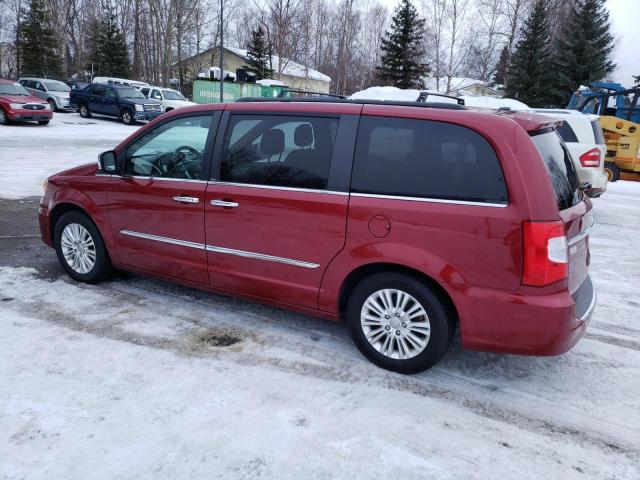 2C4RC1CG2DR589898 - 2013 CHRYSLER TOWN & COU TOURING L BURGUNDY photo 2