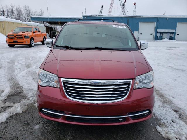 2C4RC1CG2DR589898 - 2013 CHRYSLER TOWN & COU TOURING L BURGUNDY photo 5