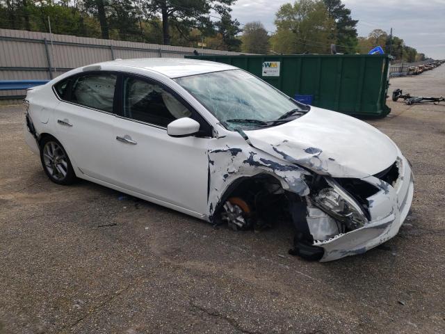 3N1AB7AP6FY247835 - 2015 NISSAN SENTRA S WHITE photo 4