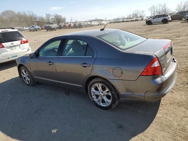 3FAHP0HG7CR422020 - 2012 FORD FUSION SE GRAY photo 2