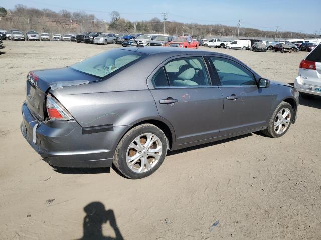 3FAHP0HG7CR422020 - 2012 FORD FUSION SE GRAY photo 3