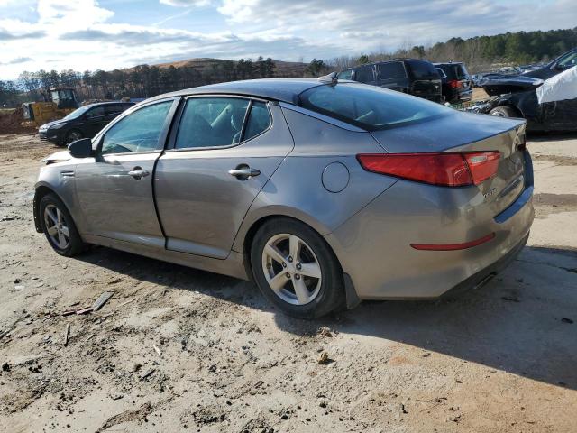 5XXGM4A76FG503318 - 2015 KIA OPTIMA LX GRAY photo 2