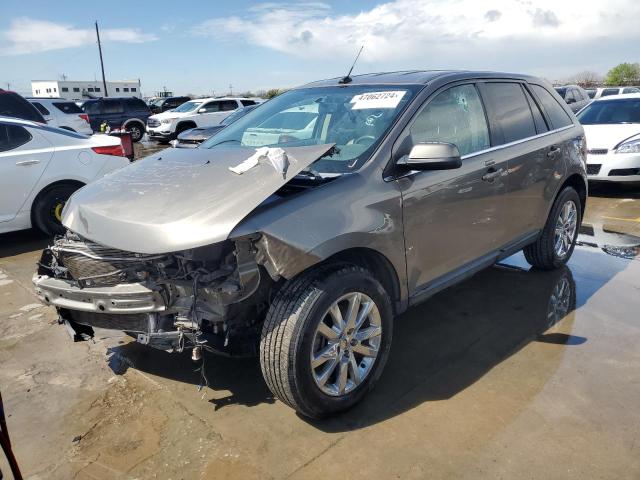 2FMDK3KC1DBA64875 - 2013 FORD EDGE LIMITED TAN photo 1