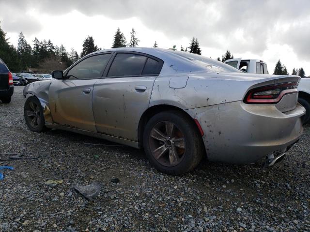 2C3CDXHG5GH330349 - 2016 DODGE CHARGER SXT SILVER photo 2