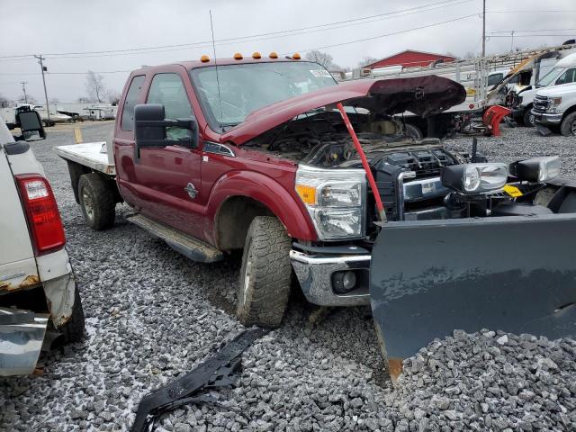 1FT7X2BT6EEB75280 - 2014 FORD F250 SUPER DUTY RED photo 4