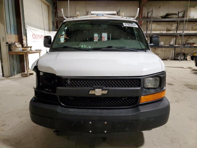 1GCWGFCG3E1167150 - 2014 CHEVROLET EXPRESS G2 WHITE photo 5