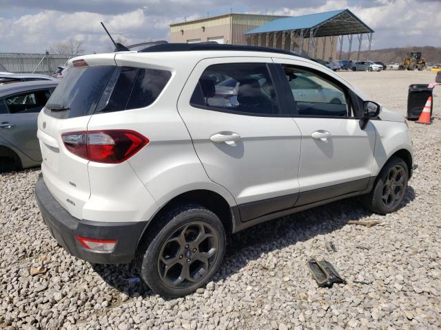 MAJ6P1CL8JC193604 - 2018 FORD ECOSPORT SES WHITE photo 3