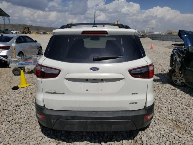 MAJ6P1CL8JC193604 - 2018 FORD ECOSPORT SES WHITE photo 6