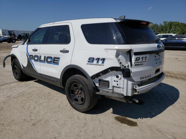 1FM5K8AR2JGB67816 - 2018 FORD EXPLORER POLICE INTERCEPTOR WHITE photo 2