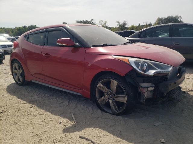 KMHTC6AE0DU115970 - 2013 HYUNDAI VELOSTER TURBO RED photo 4