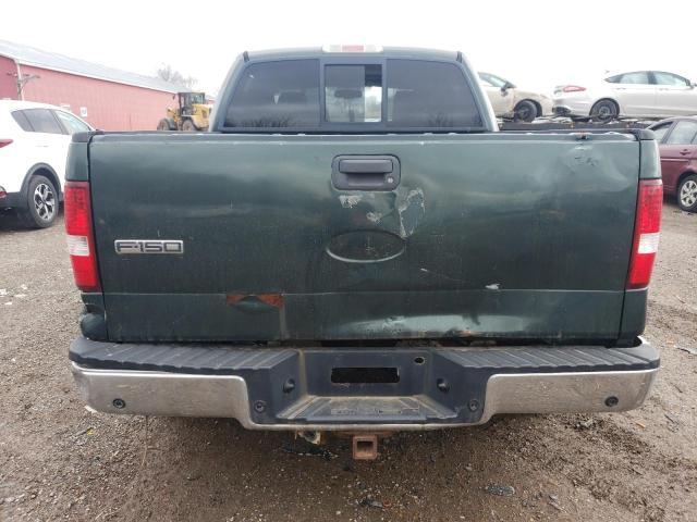 1FTPW14584FA30536 - 2004 FORD F150 SUPERCREW GREEN photo 6