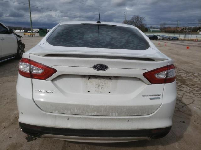 3FA6P0K96ER235453 - 2014 FORD FUSION TITANIUM WHITE photo 6