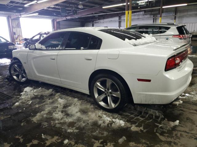 2C3CDXDT1EH372050 - 2014 DODGE CHARGER R/T WHITE photo 2