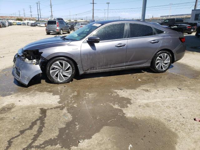 19XZE4F91KE011573 - 2019 HONDA INSIGHT TOURING GRAY photo 1