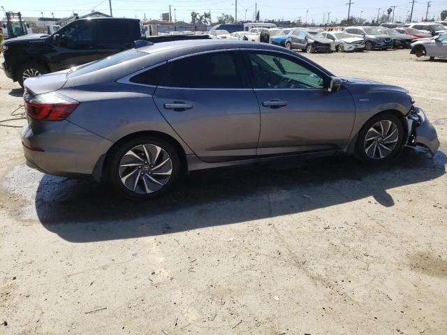 19XZE4F91KE011573 - 2019 HONDA INSIGHT TOURING GRAY photo 3