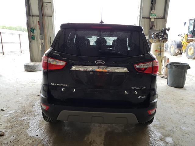 MAJ6S3KL1KC297655 - 2019 FORD ECOSPORT TITANIUM BLACK photo 6