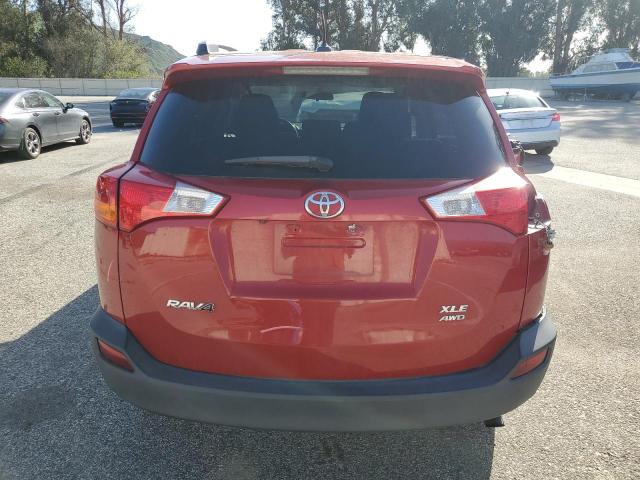 2T3RFREV7EW172351 - 2014 TOYOTA RAV4 XLE RED photo 6